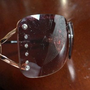 Brown sunglasses with bling not rx. 12$